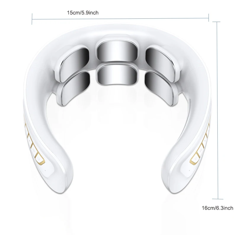 Rechargeable Massage Products Wireless Remote Control Shoulder and Voice Function Neck Massager Electric Neck Massager