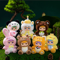 Sitting Beast Party Series Blind Box Trendy Doll Cute Silicone Plush Pendant Bag Hanging Doll Girl Gift Mystery Box Wholesale