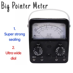 MF500 Big Pointer Multimeter High Accuracy Mechanical Pointer Meter Internal Magnetic External Magnetic Tester 2500V Measurement