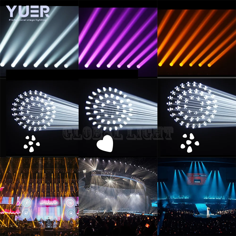 

350 Вт лампа с подвижной головкой, гобо, радуга, распыление, эффект масштабирования, DMX, сценическое освещение, проектор для DJ, дискотеки, вечеринки, концертного клуба