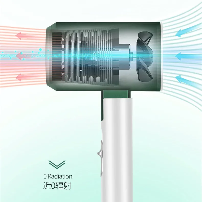 Профессиональный портативный складной фен 1800 Вт для волос фен Инструменты для укладки горячий/холодный воздух фен с 3 режимами регулировки 220 В