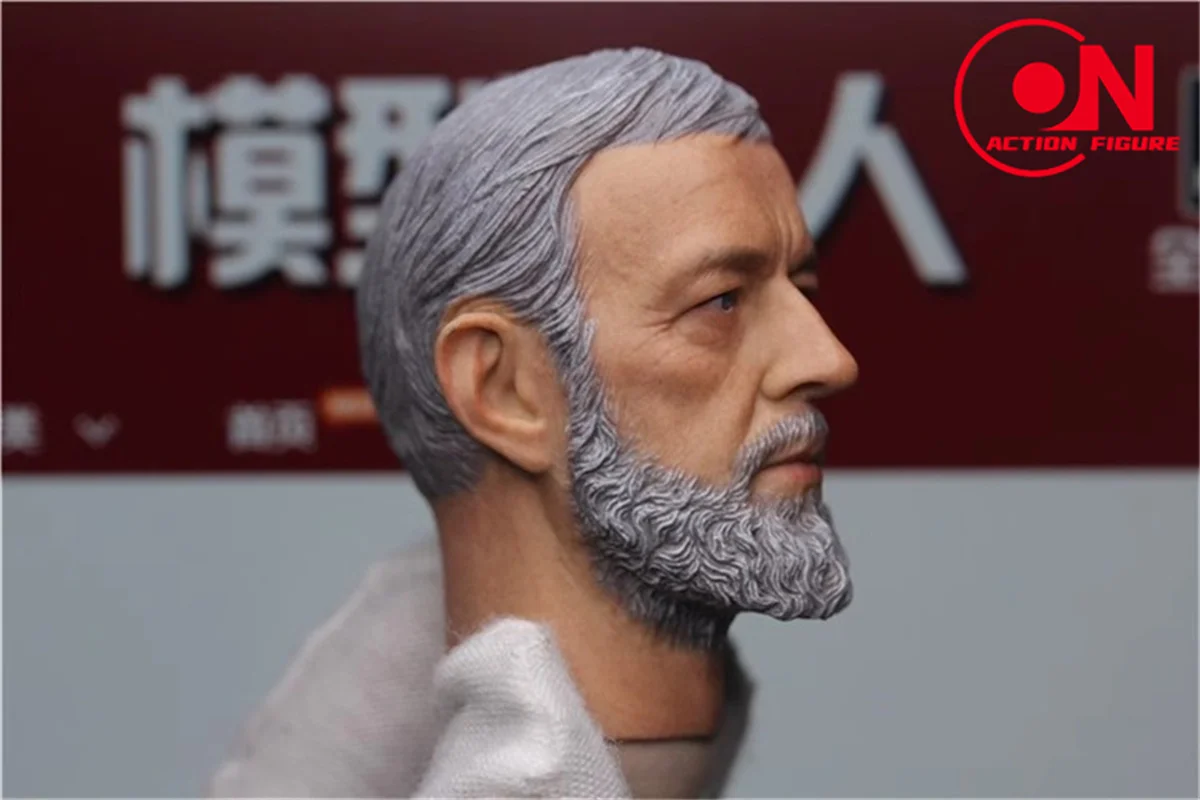 1/6 مقياس أليك رئيس نحت البلاستيكية رئيس نحت نموذج صالح 12 "ذكر الجندي عمل الشكل دمى الجسم #4