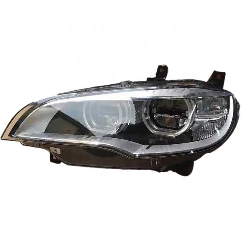 

upgrade to LED angel eyes white HID XENON headlamp headlight 2011-2013 for BMW X5 E70 yellow Xenon 2008-2010