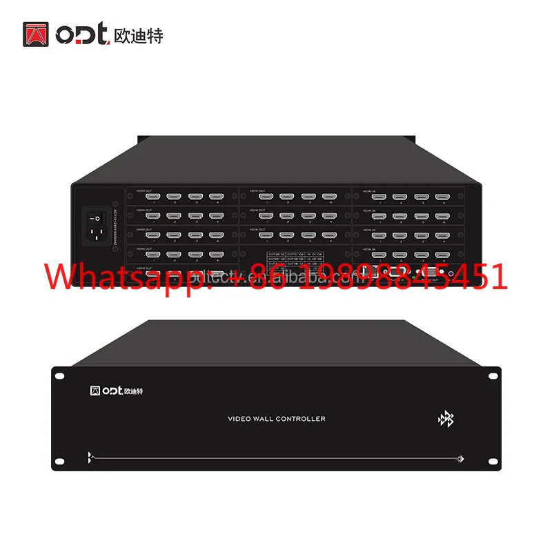 8x16 4K HDMI Matrix Switcher Video Wall Processor 4x4 LCD Splicing Controller