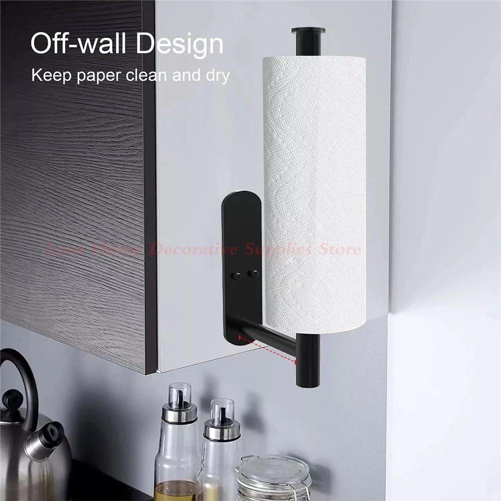 Extension Toilet Self Adhesive Paper Holder Stainless Steel Towel Ring Washcloth Bar Roll Tissue Rack Kitchen Bathroom Accessory