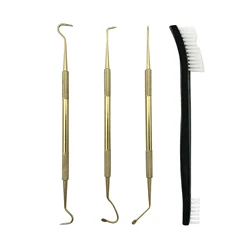 Brass Gun Cleaning Pick Set Nylon Brushes Universal Gun Cleaning Kit Tactical Rifle Pistol Handgun Maintenance Tool Set Hunting