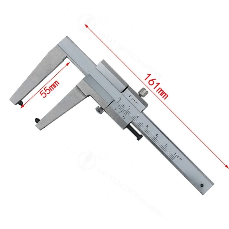 0-60mm 0.01mm Brake Disc Thickness Gauge Caliper Auto Brake Pad Wear Measuring Tool Vehicle Maintenance Repair Spare Parts