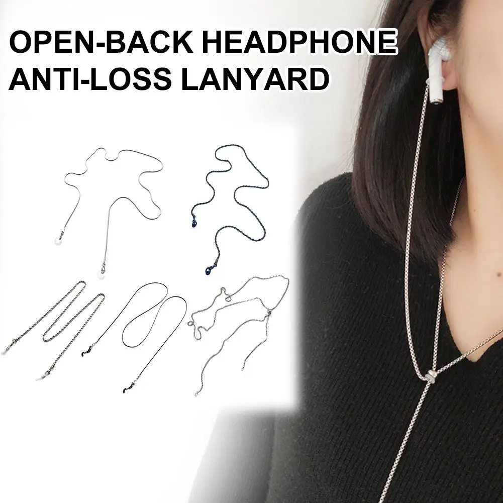 Anti-loss Rope For Bluetooth Headphones Anti-loss Lanyards Decoration Holder Lightweight Open Ear Headphones Neck Cord String view 5