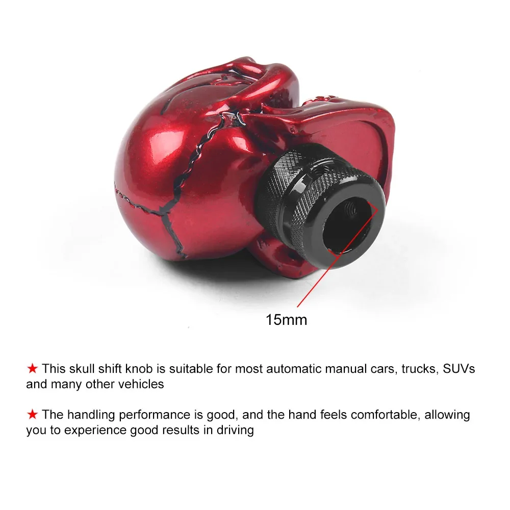 العالمي الجمجمة والعتاد التحول المقبض سيارة تعديل الرياضة رافعة والعتاد عصا ل ناقل الحركة اليدوي رئيس رافعة قطع غيار السيارات