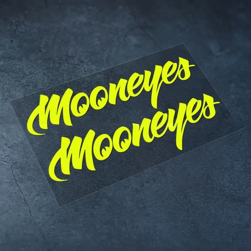 

Car Styling Vinyl Auto Fuel Tank Sticker for Mooneyes Decal Motor Racing Helmet Applique