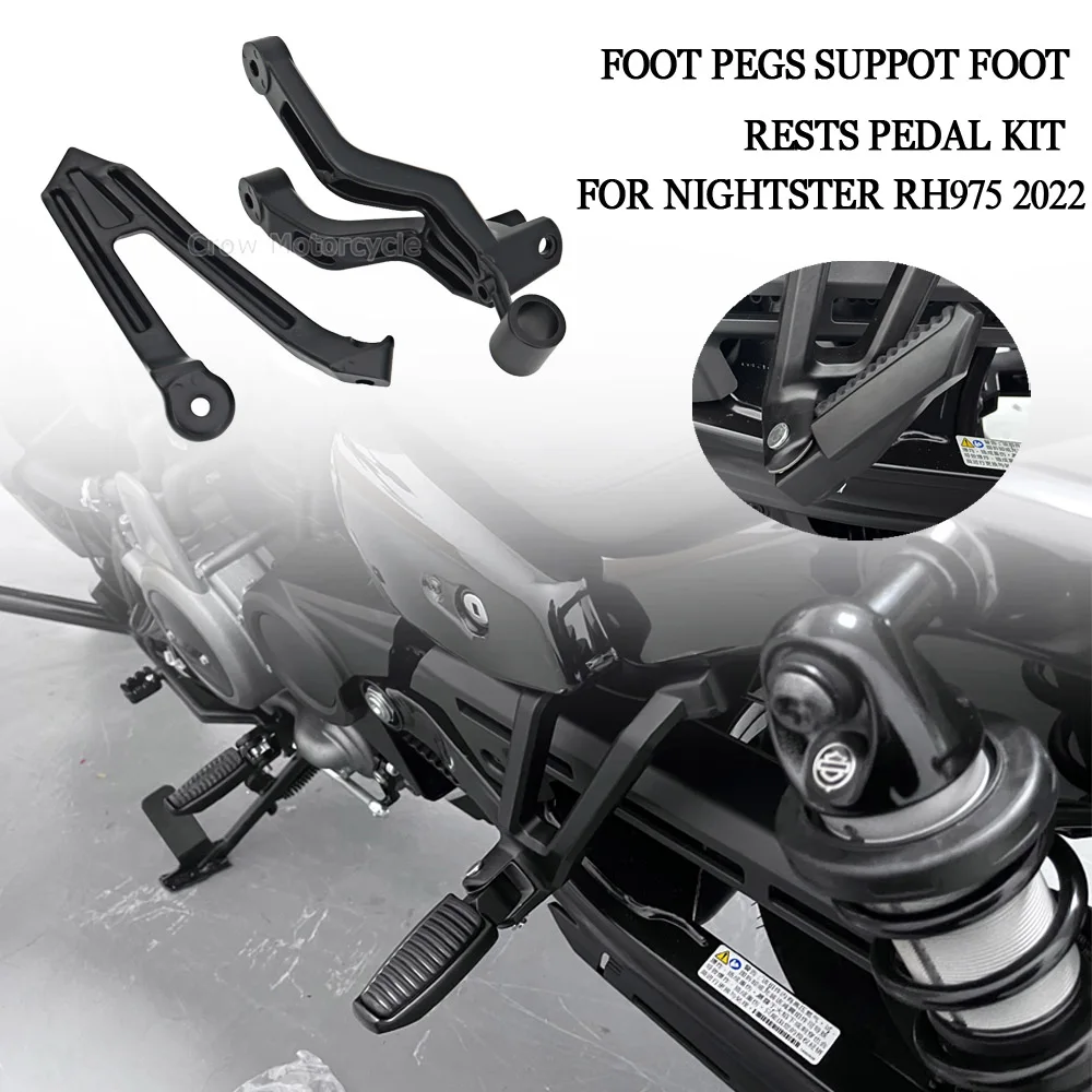 

Для Nightster 975 Nightster RH975 RH 975 2022 аксессуары для мотоциклов, комплект подножек для пассажира, подножки для педали, подножки, опора
