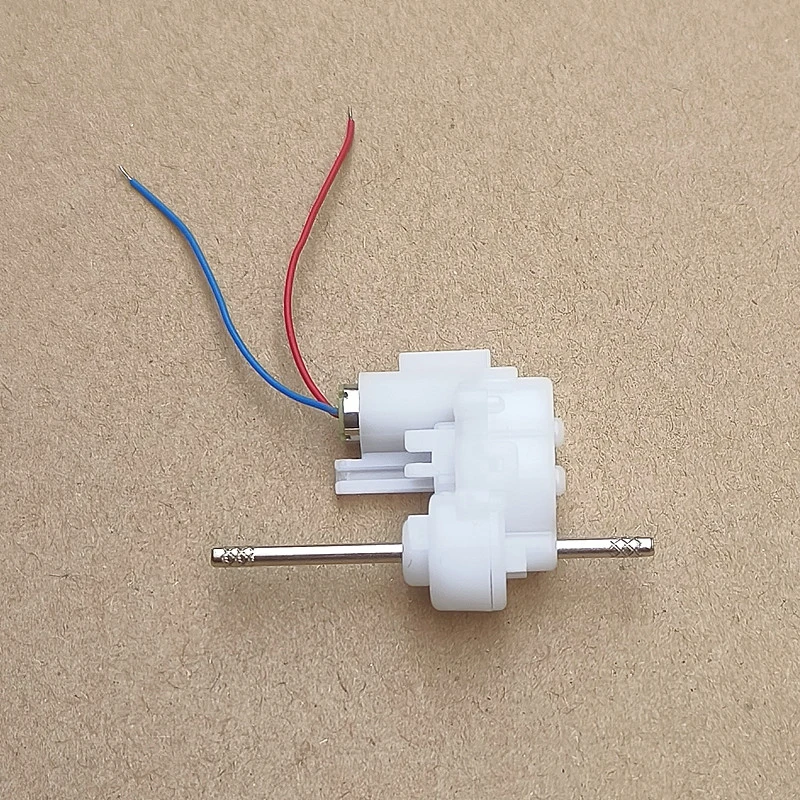 محرك تروس صغير 614 بدون قلب تيار مستمر 3.7 فولت 390 دورة في الدقيقة عمود مزدوج علبة التروس الصغيرة Coreless محرك مخفض لتقوم بها بنفسك هواية سيارات لعبة #5