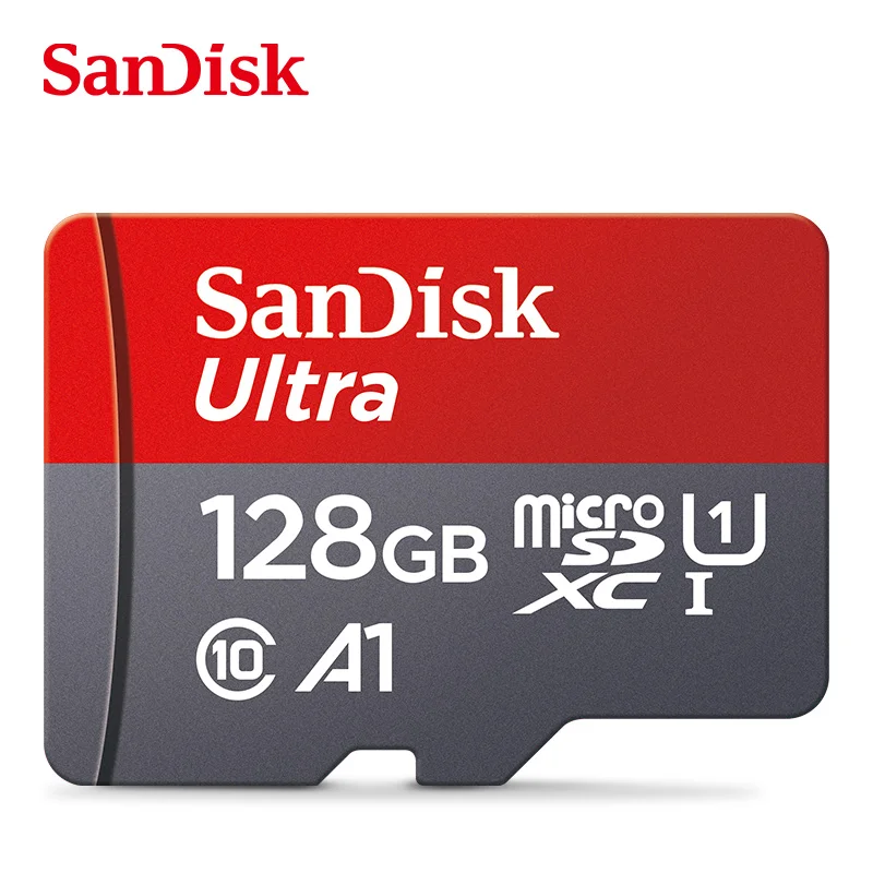 SanDisk Original Memory Card 128GB 64GB 32GB A1 Micro TF SD Card Class 10 U1 256GB 512GB 1TB Flash Card for Samrtphone/PC