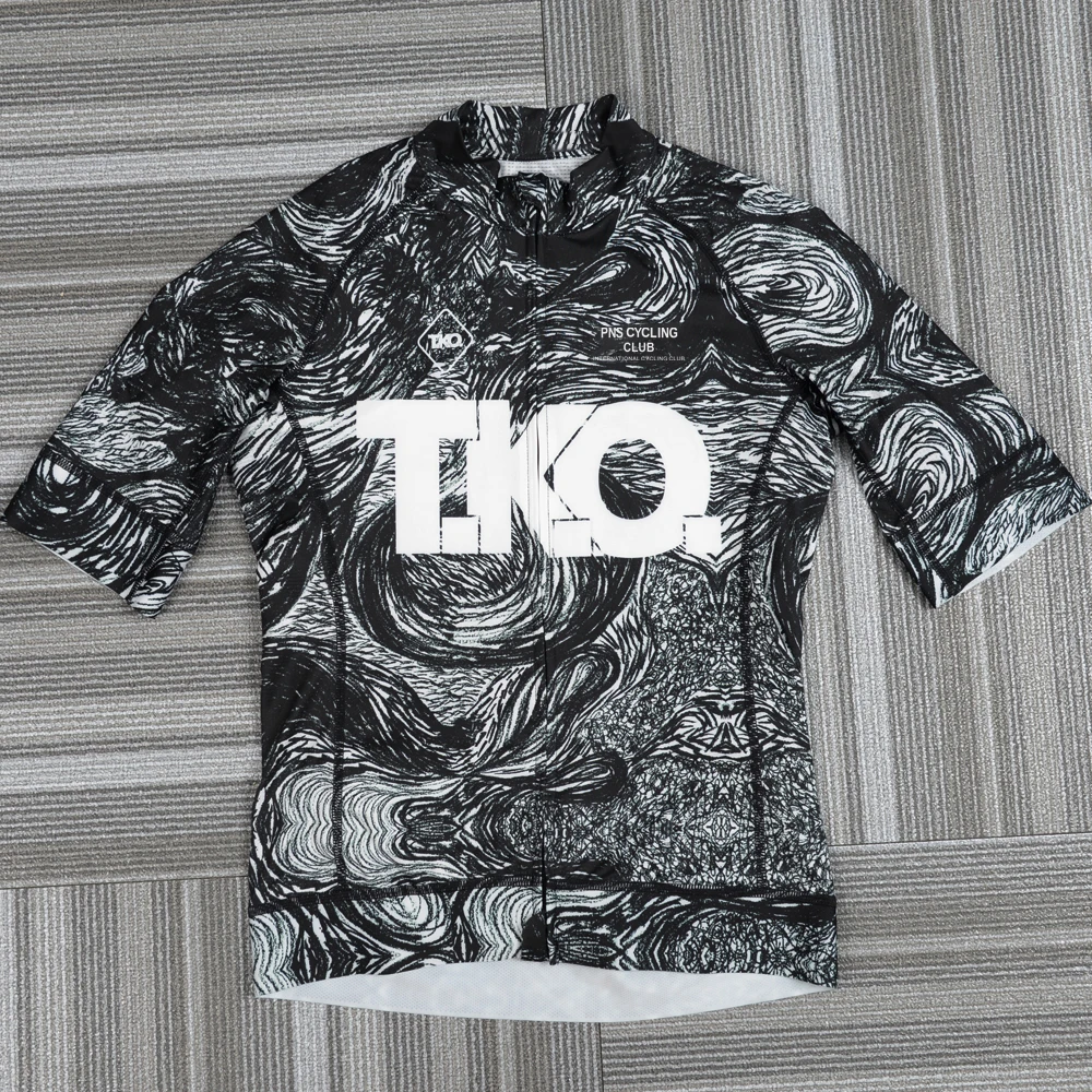 Herren PNS Radsport-Trikot Kurzarm Pro MTB Rennrad-Shirts Hochwertige Atmungsaktive Fahrradbekleidung Maillot Ciclismo Hombre – Detail 2
