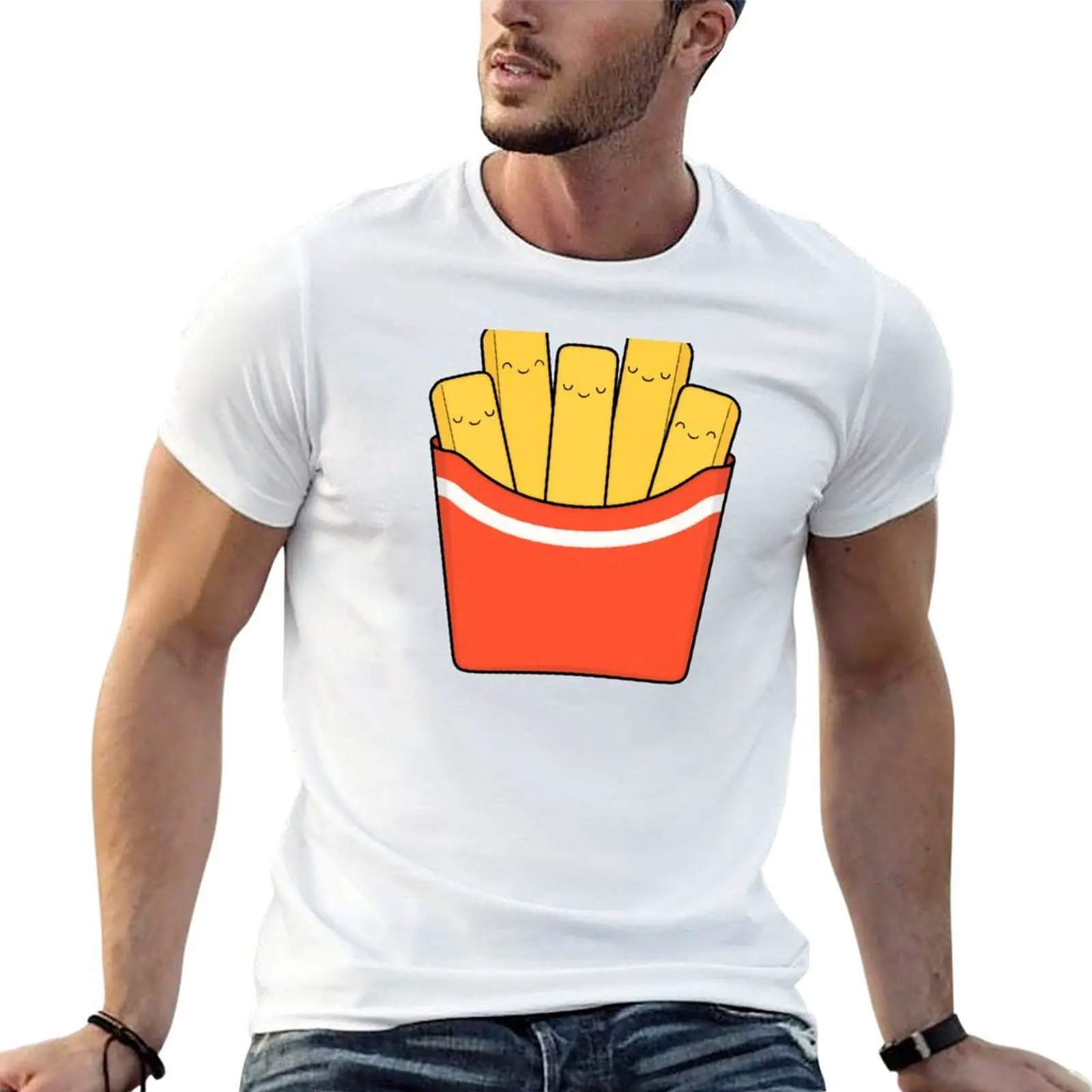 Best Fries T-Shirt funny t shirts cotton essential t shirt man t shirt cotton high quality T-shirt