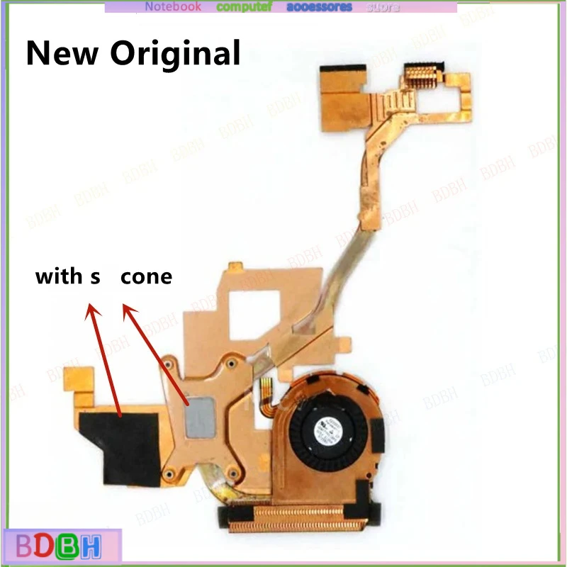 New Original For Laptop FOR  Lenovo ThinkPad X1 Helix CPU Cooling Fan Heatsink Radiator Cooler FRU PN:04X0431