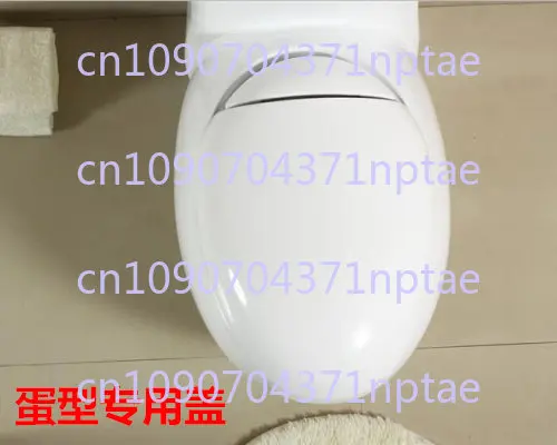 Egg Shaped Triangular V-shaped Turtle Shell Toilet Seat, Old-fashioned Toilet Seat