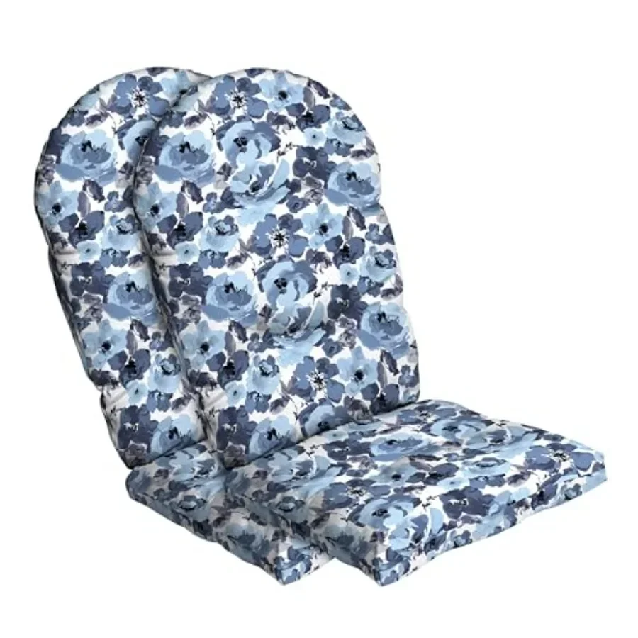Arden Indoor/Outdoor Plush Cushion, 2-Pack, 21.5 x 19, Water Repellent, Rain Proof, Fade Resistant Cushion for Rocking Chair Or