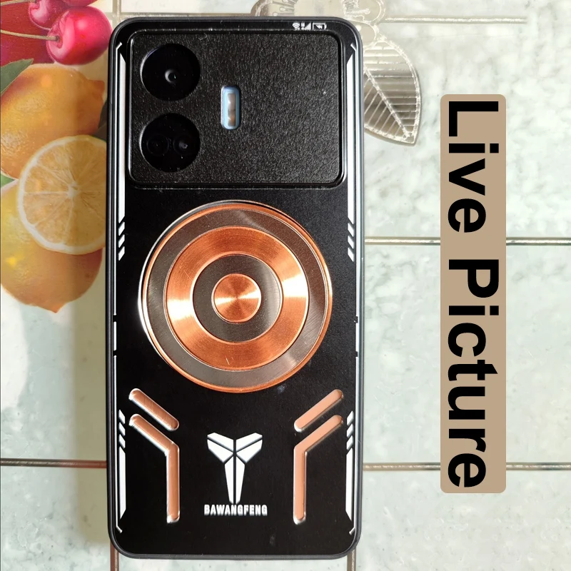 For Realme GT Neo 5 /Neo 5SE Aluminum Heat Dissipation Case GT Master Explore Shockproof Cover For OPPO GT Neo 2 3 2T GT2 Pro