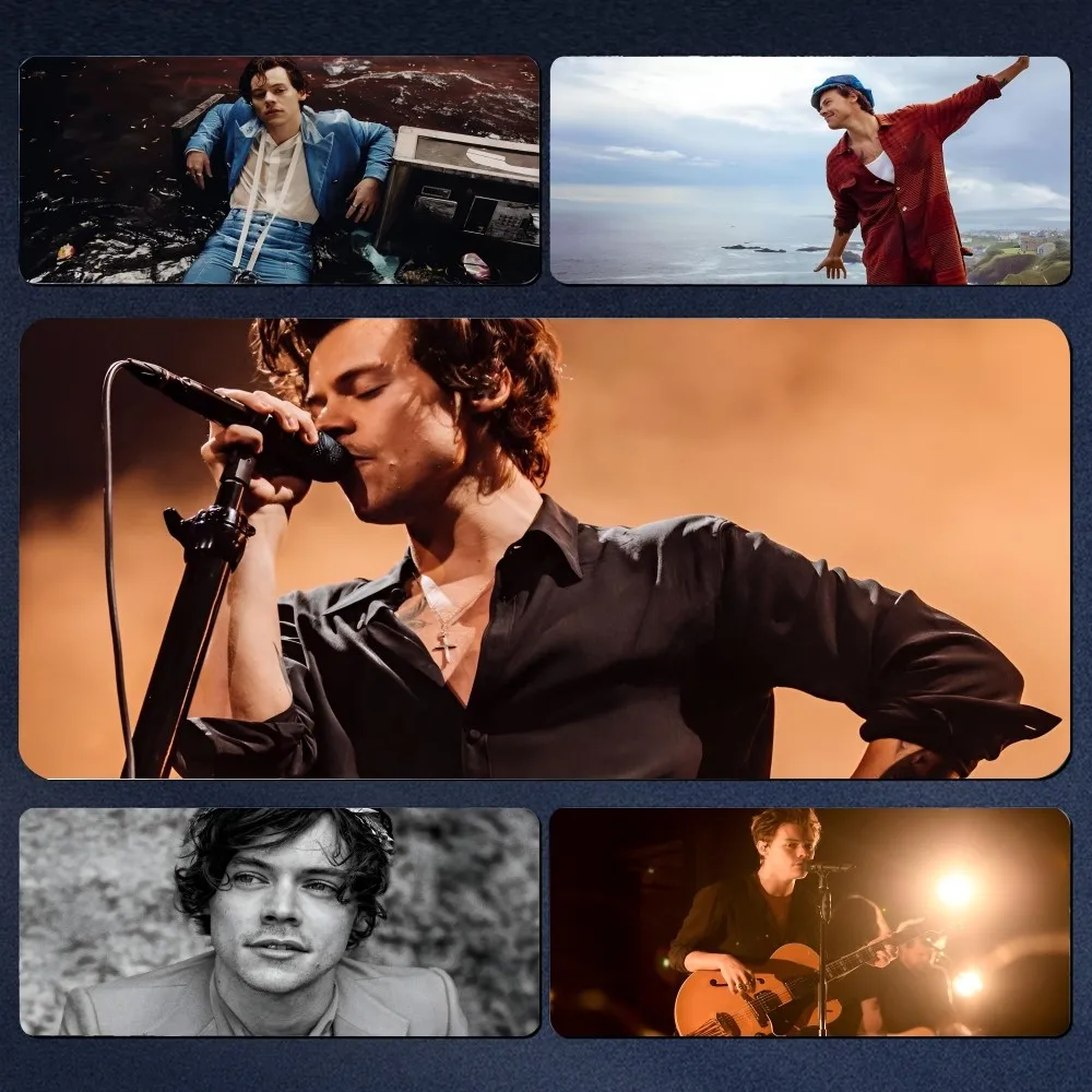 Singer H-HaRRy S-Styles Mousepad Large Gaming Mouse Pad LockEdge Thickened Computer Keyboard Table Desk Mat