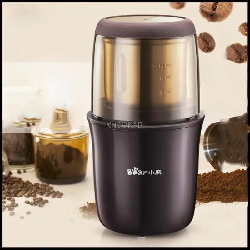 

Bear Koffiemolen Elektrische Burr Korrels Spice Granen Bonen Slijpen Keukenapparatuur Gereedschap Rvs Professionele Molen