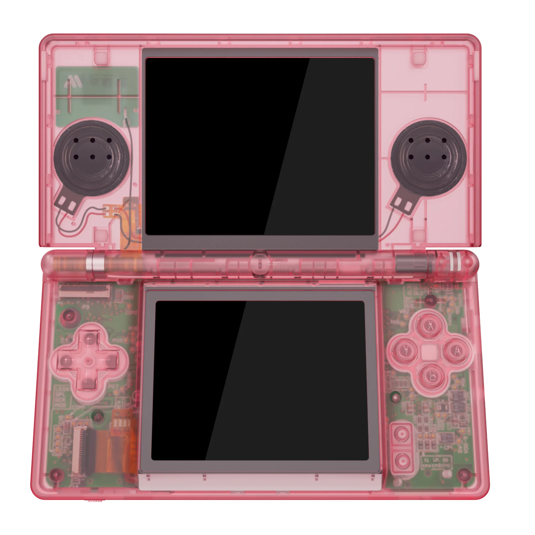 

eXtremeRate Replacement Full Housing Shell for Nintendo DS Lite for NDSL - Clear Cherry Pink