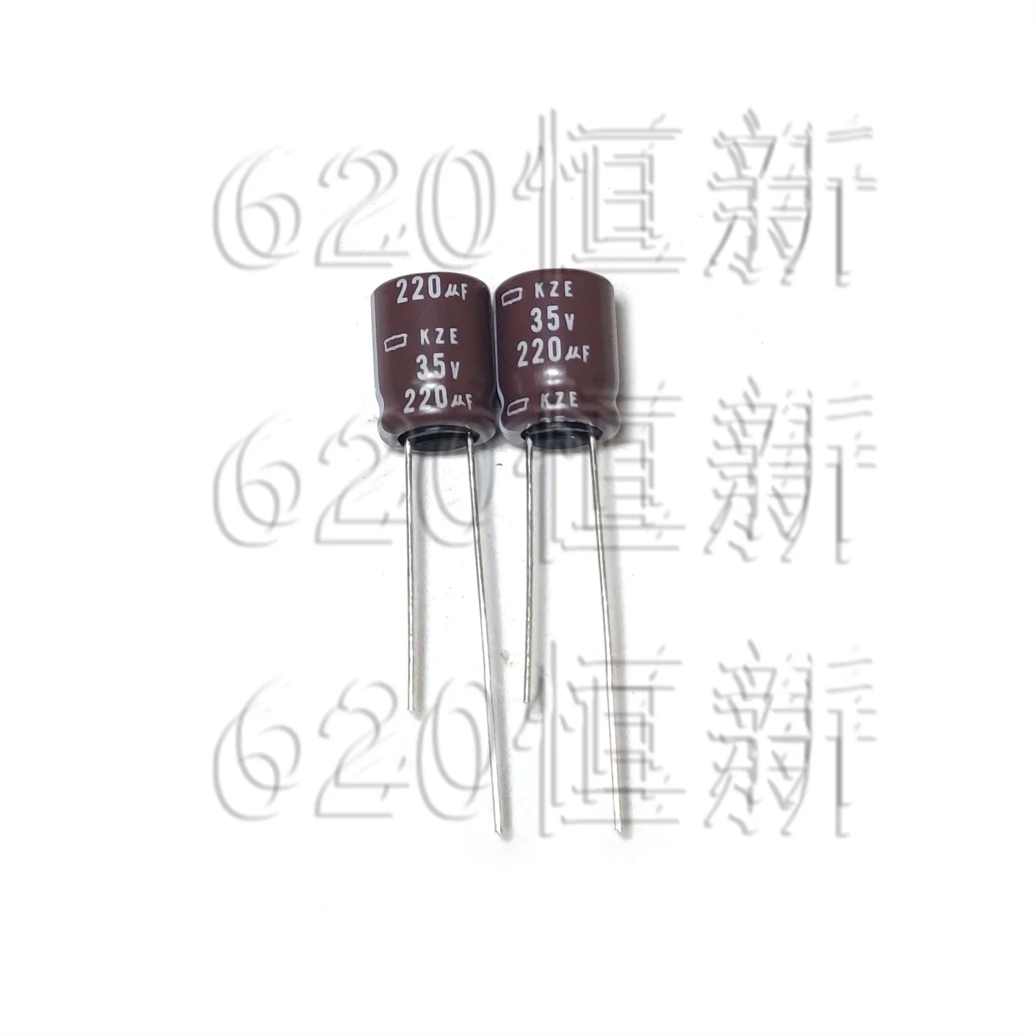 200PCS 35V220UF KZE 10X12.5 Original New NIPPON CHEMI-CON Electrolytic Capacitors NCC Long Life Low Impedance