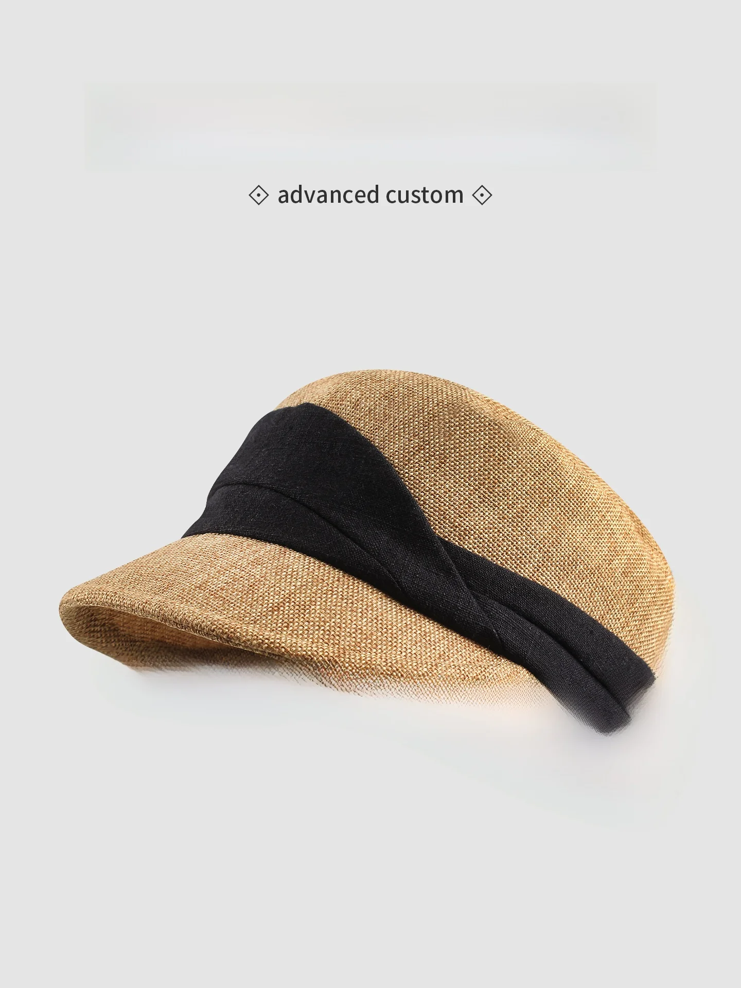 sombrero-de-lino-plano-de-moda-para-mujer-transpirable-con-visera-proteccion-solar-ilusoria-para-rostro-pequeno-estilo-caballero-para-verano