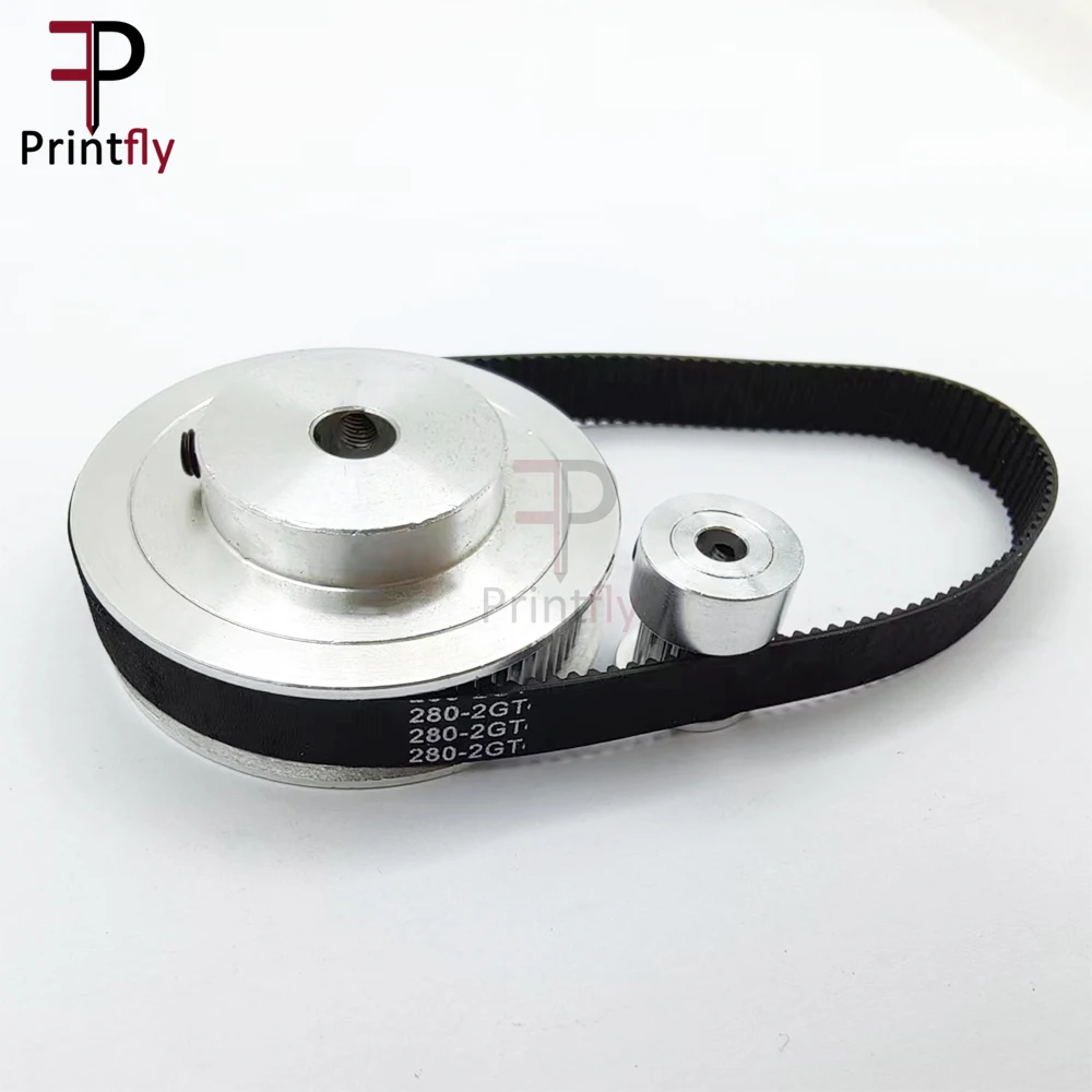 GT2 2GT 2M Timing Belt Pulley 80teeth 20teeth 3/3.17/4/5/6/6.35/8mm Reduction 4:1/1:4 Belt Width 10mm for 3D Printer Accessories