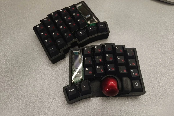 

Trackball 39/47/59 Trackball Split Keyboard Kit Layout Prog Rammable Vial Key Custom RGB Hot Plug Split Keyboard Ergonomic