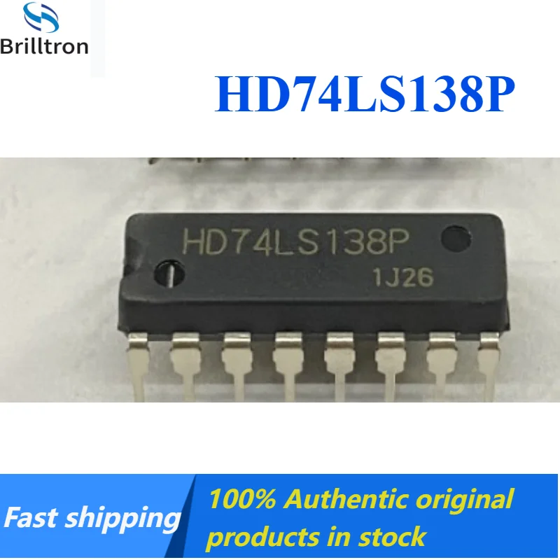 10-30PCS HD74LS138P SN74LS138N 3-to-8 Line Decoder Brand New Original in Stock , Fast Shipping.