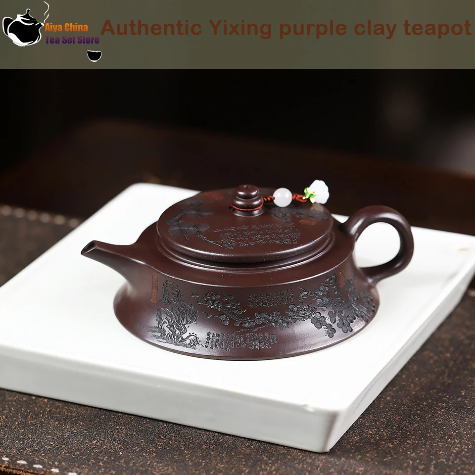 yixing-theiere-en-argile-violette-minerai-brut-puits-profond-vieux-boue-violette-style-ming-chapeau-de-bambou-service-a-the-kung-fu-theiere-chinoise-pot-de-sante