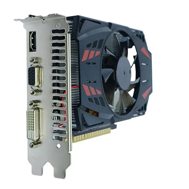 

Независимая видеокарта GTS450 (2 ГБ DDR5), настольный графический процессор с портами HD-MI/VGA/DVI для игр начального уровня и использования с несколькими мониторами