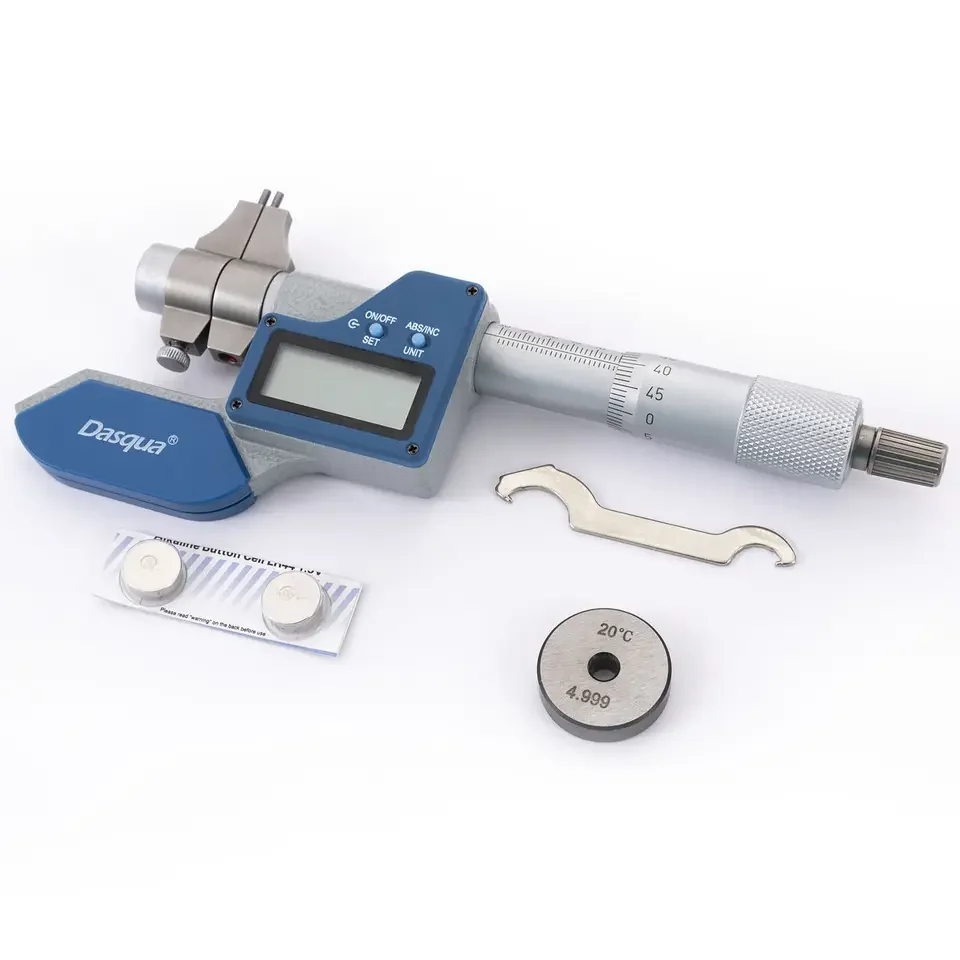 DASQUA High Precision 25-50mm Micrmetro Interior 50-75mm Digital Inside Micrometer  1"-2" Electronic Inside Micrometer image 6