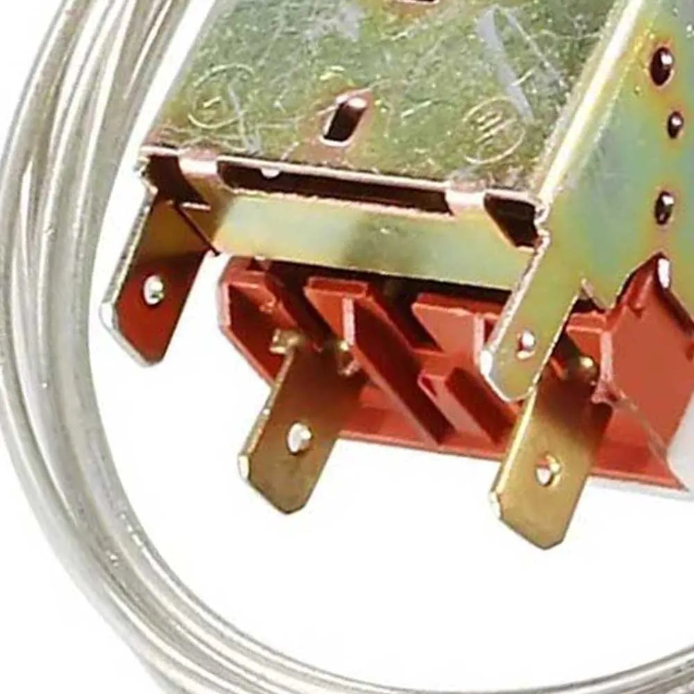 K50-P1125-001 Low Temperature Thermostat Switch for Refrigerators Featuring 4-Terminal Configuration and 1200mm Capillary Tube