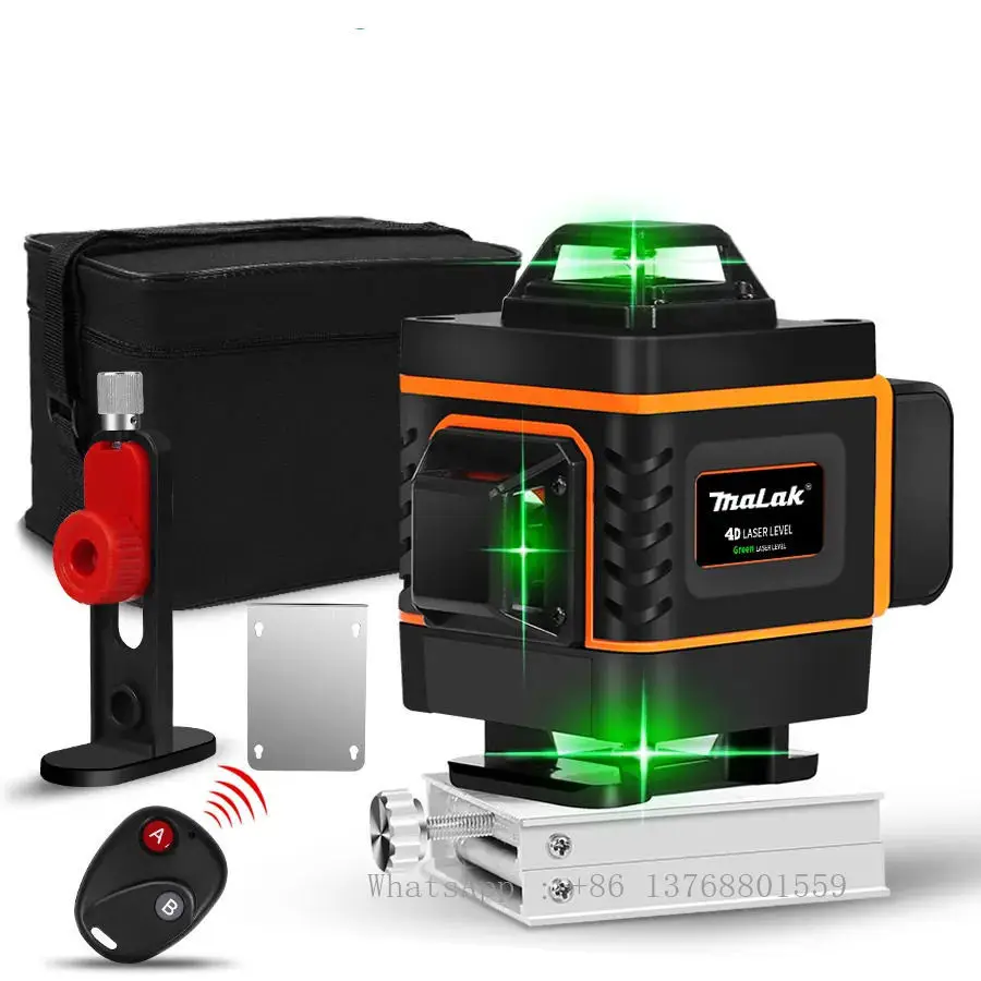 NanTong BaoWei High Quality 4D Green Self-leveling 360 Degree Horizontal Vertical 16 Line Laser Level