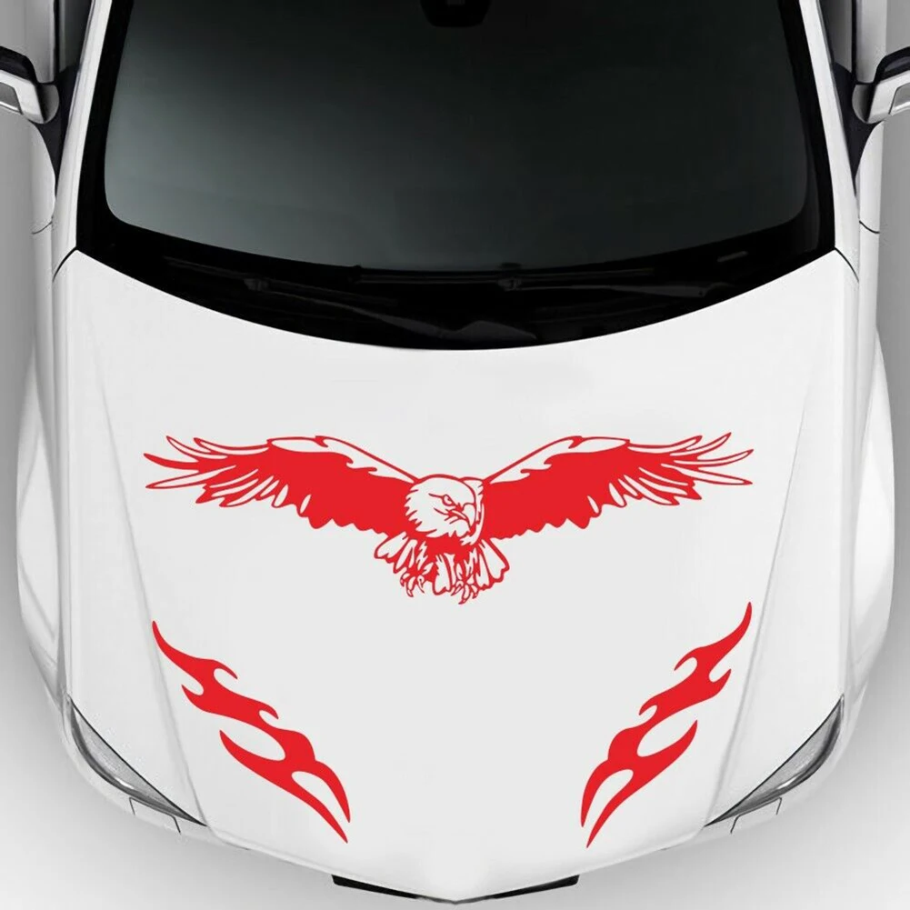 Eye Catching Vinyl Sticker for Car Decoration for eagle Emblem Easy to Apply and Remove for perfect for Car Enthusiasts