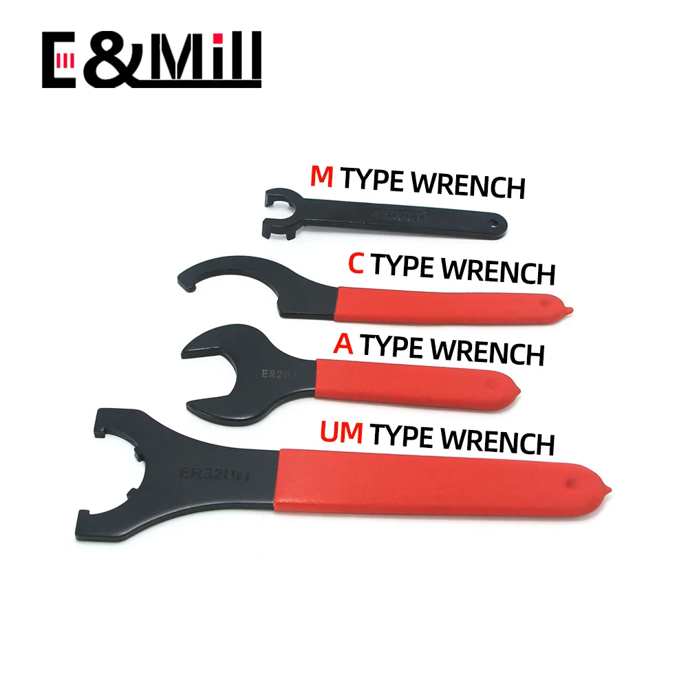 ER8 ER11 ER16 ER20 ER25 ER32 ER40 A M UM MS O Wrench For Cnc machining center engraving machine milling machine tool holder nut