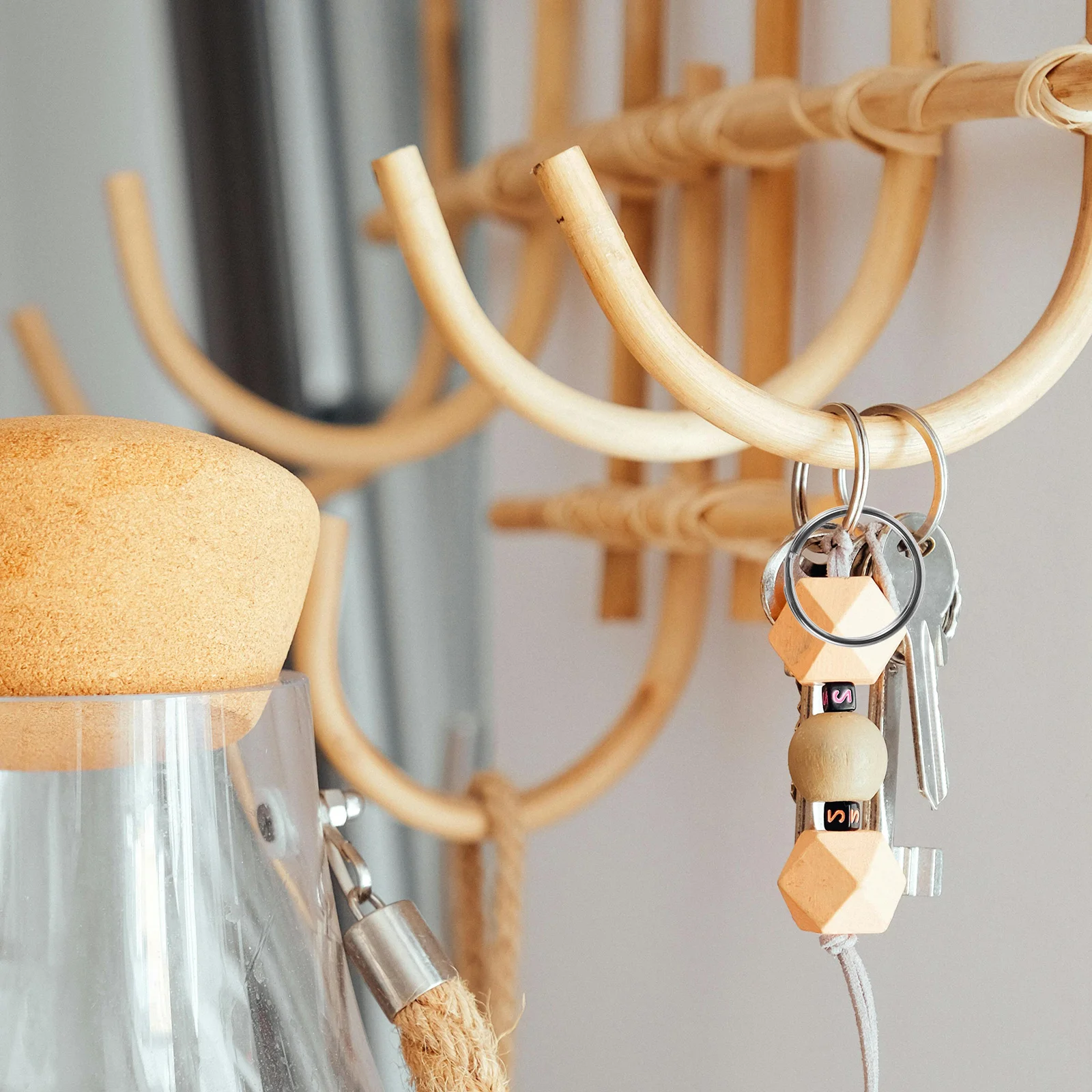 150Pcs Split Key Rings Stainless Steel Round Key Chains Heavy Duty for Car Home DIY Crafts Stainless Steel Keychain