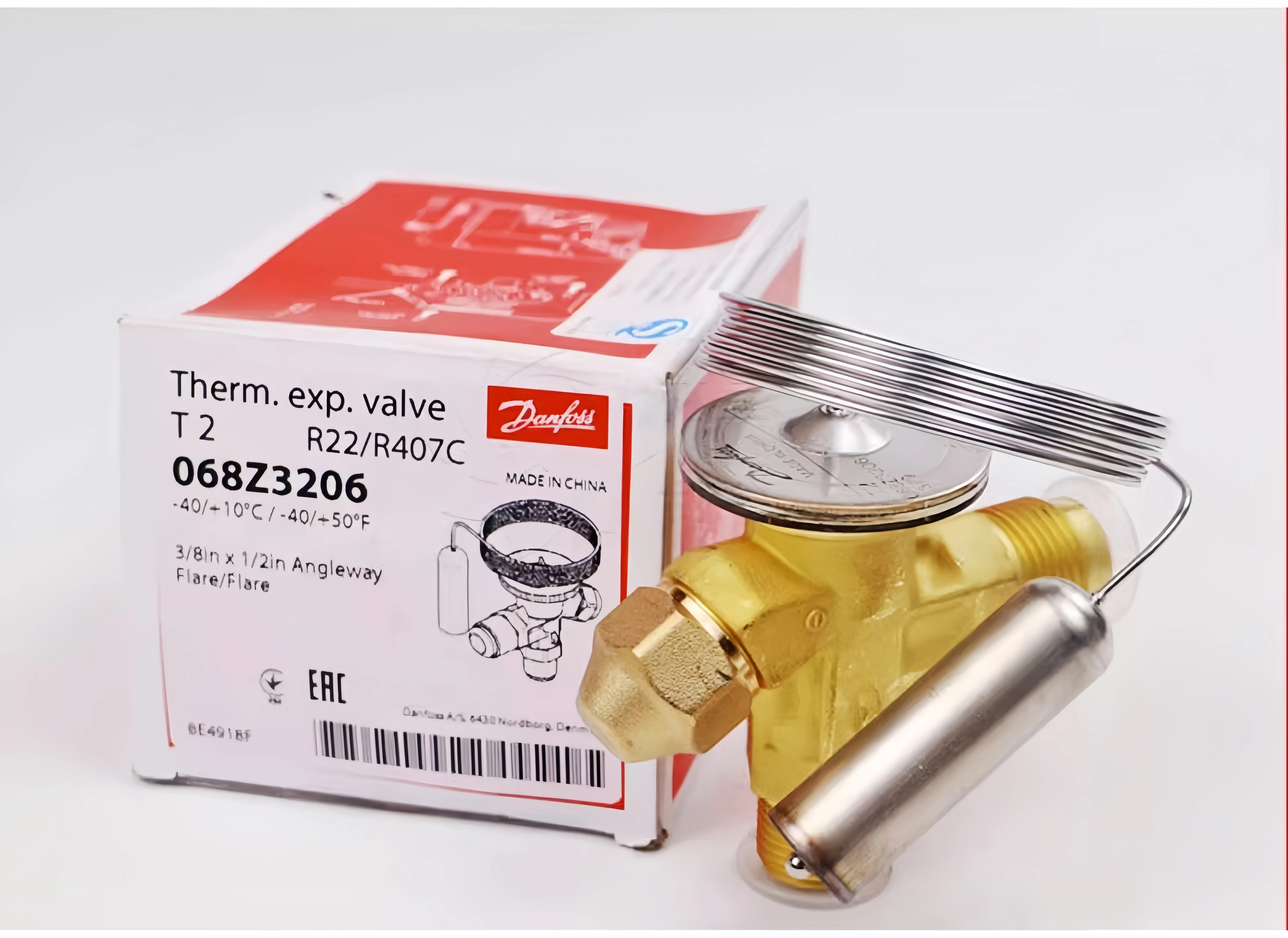 Vannes d'expansion en acier inoxydable pour accessoires d'application générale pour système de réfrigération et de climatisation