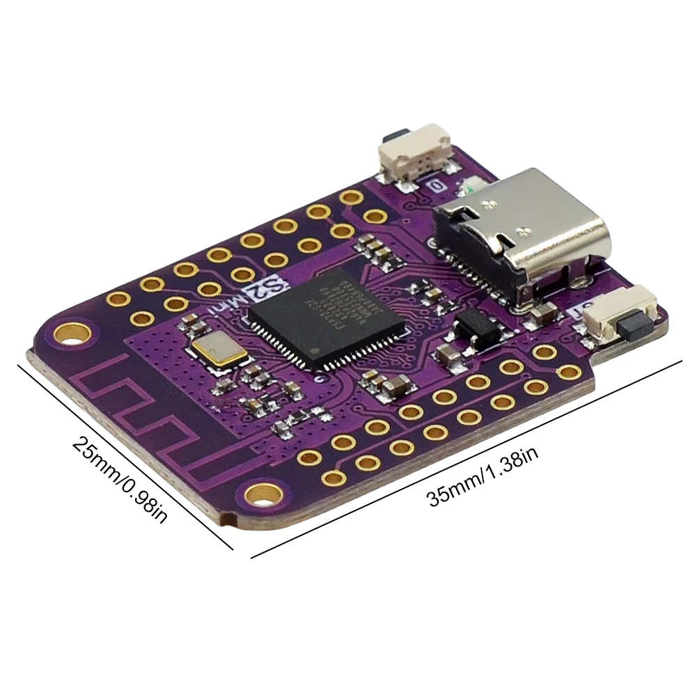 1/2PCS ESP32 S2 Mini WIFI IOT Board Based ESP32-S2FN4R2 ESP32-S2 4MB Flash Type-C Connect Arduino Compatible with MicroPython