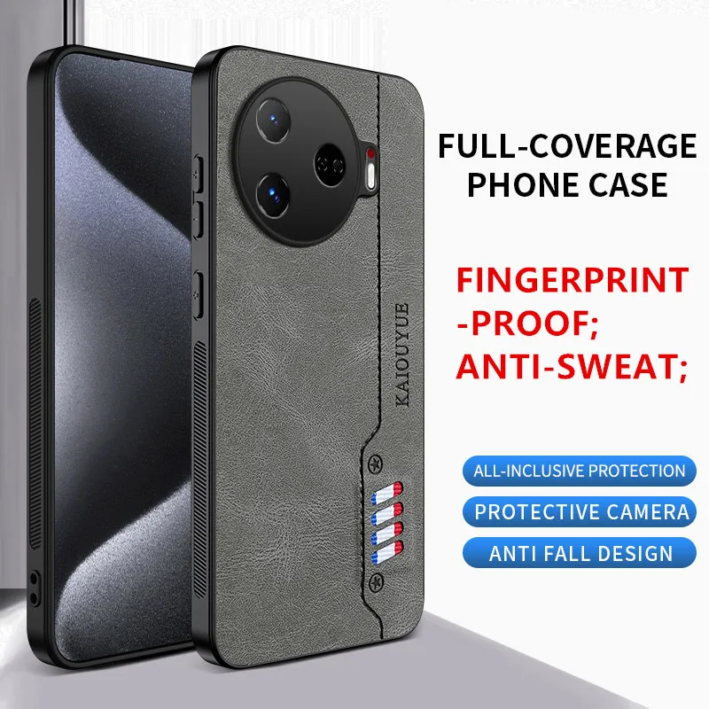 

Чехол для Tecno Camon 40 30 Pro 40Premier Pova 7 7Ultra, роскошный, из искусственной кожи, с жесткой пластиковой защитой от ударов, защитный чехол-футляр