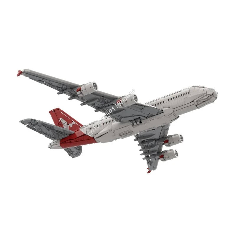 3745 pièces MOC Qantas Airbus créateur expert modèle blocs de construction Architecture bricolage cadeaux de noël idée éducation brique jouets enfants