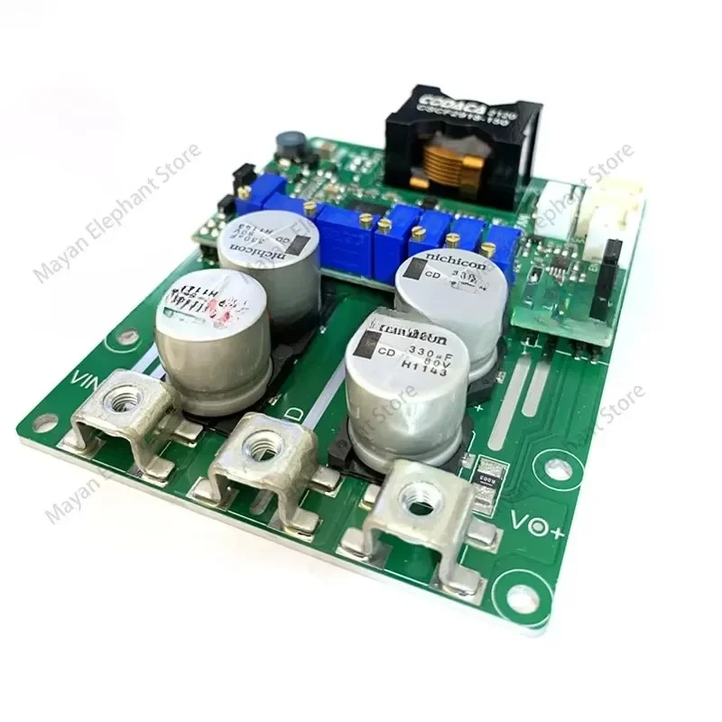 DC-DC bidirectional buck-boost. Automatic buck-boost power supply. Battery charging. Constant voltage and constant current 80V