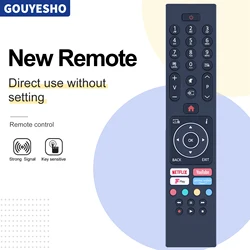 NEW RC43137P Replacement Remote Control For Bush Digihome Finlux Techwood Electriq Smart TV's