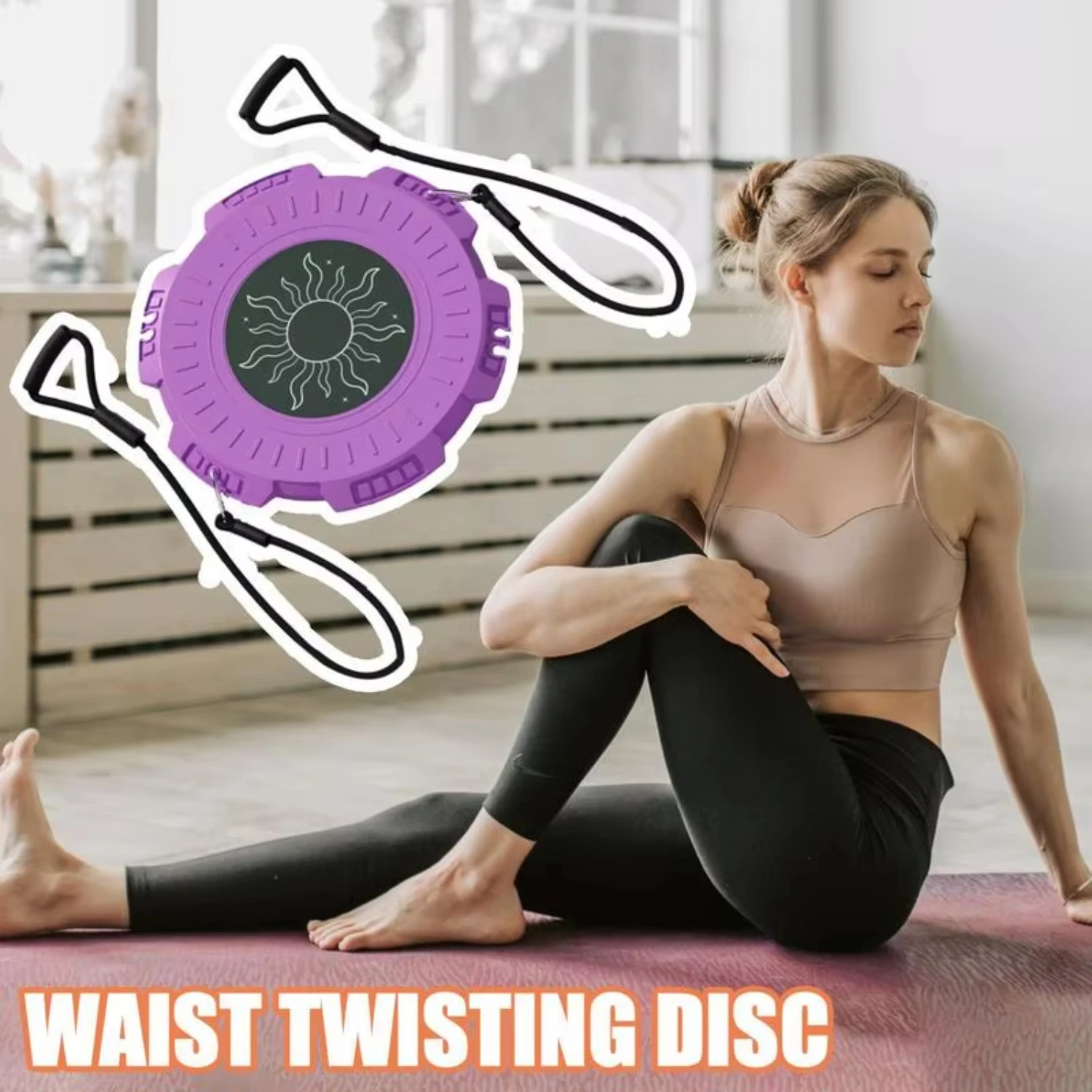 

Twist Exercise Board Twisting Waist Disc With Tension Rope And Magnet Large Core Twist Board Strengthening Abdominal Muscles