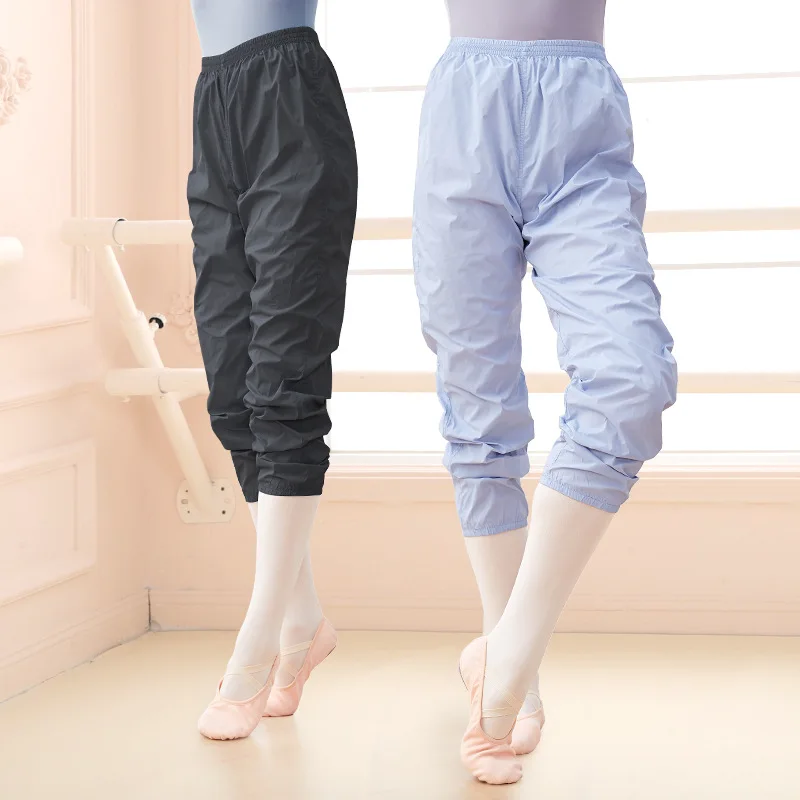 

Soft Ballet Warm Up Pants Loose Adult Training Pants Sweating Pre Heating Pants Strap Training Gymnastics Dress Dance Pants