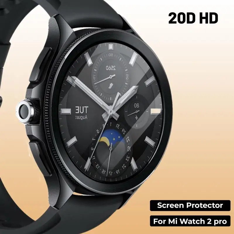 Lapisan pelindung untuk jam tangan, lapisan pelindung layar jam tangan cerdas definisi tinggi, lapisan pelindung layar cakupan penuh untuk Watch2 Pro
