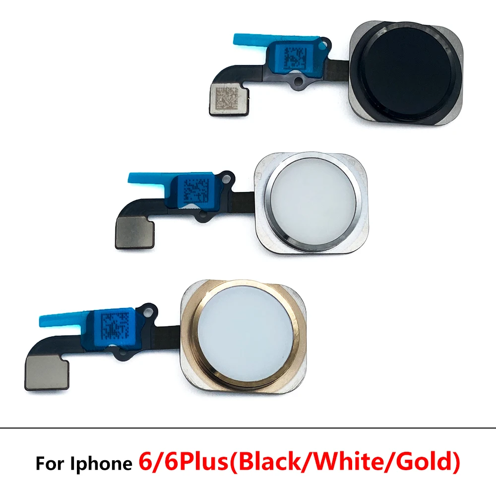 Universal Home Button Fingerprint Flex Cable For Iphone 5S 6 7 8 Plus Touch Version Return Back Fingerprint No Touch ID Repair