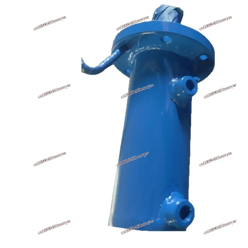 Flange hydraulic cylinder two-way double-acting construction machinery lifting hydraulic cylinder large tonnage press